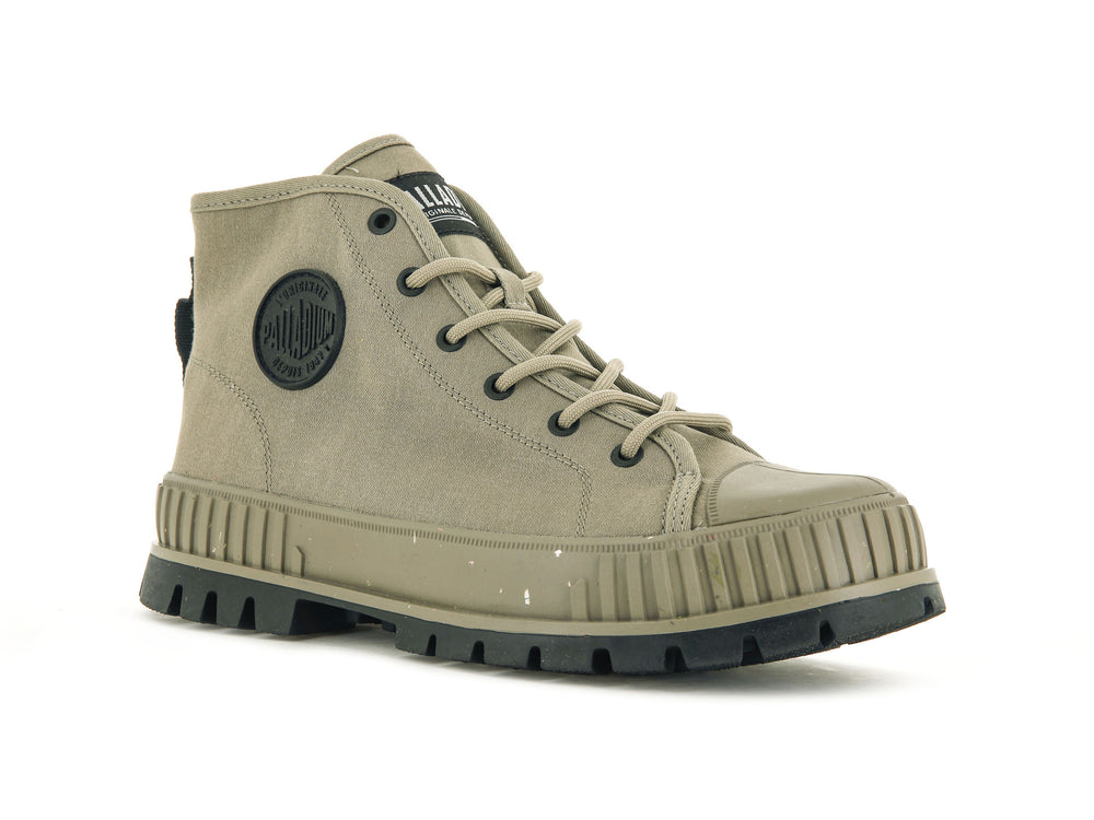 Zapatos Altas Palladium PALLASHOCK SUPPLY Hombre Dune | Costa Rica-84215